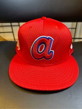 New Era 9Fifty Cooperstown Collection Atlanta Braves snapback hat